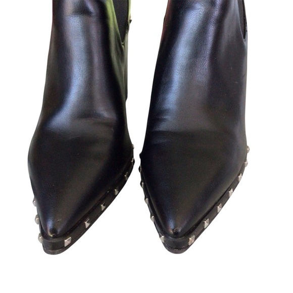 Charles David Women's Black Dodger Studded Booties Shoes Size 8 - Picture 4 of 13